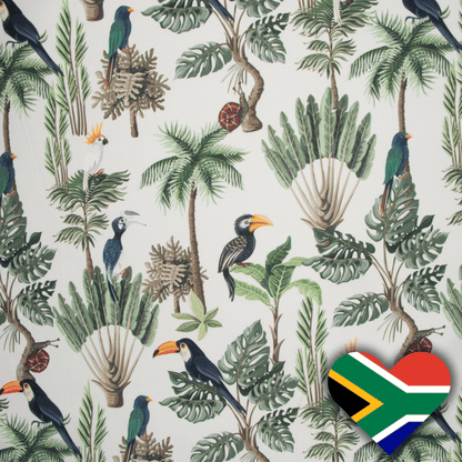 Eco Fabric Toucan Beige 140cm - Ragland Fabrics