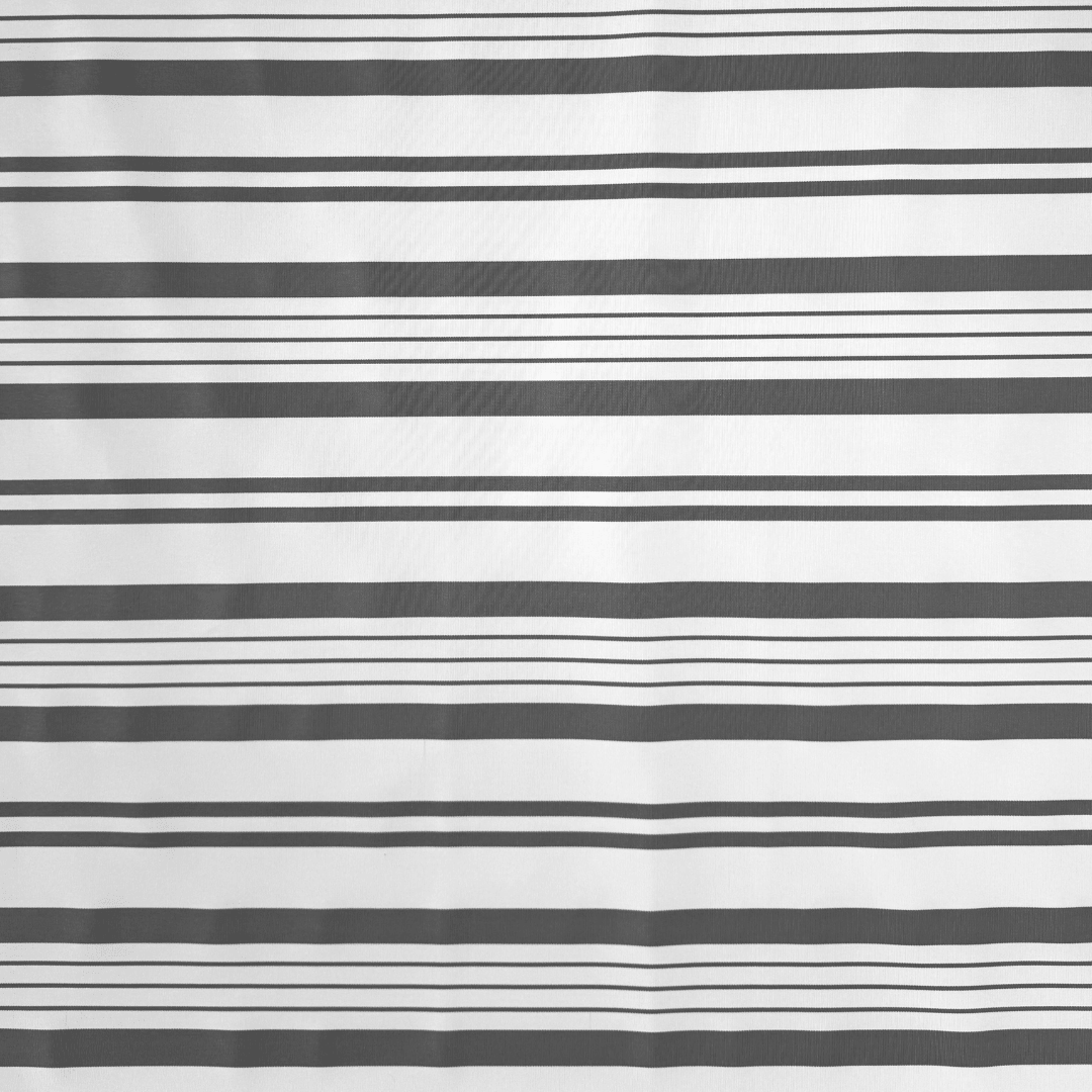 Econo Imported Outdoor Fabric Grey Stripe 5510 - Ragland Fabrics