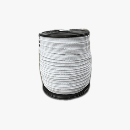 Elastic Knitted 6mm White | TBD - Ragland Fabrics
