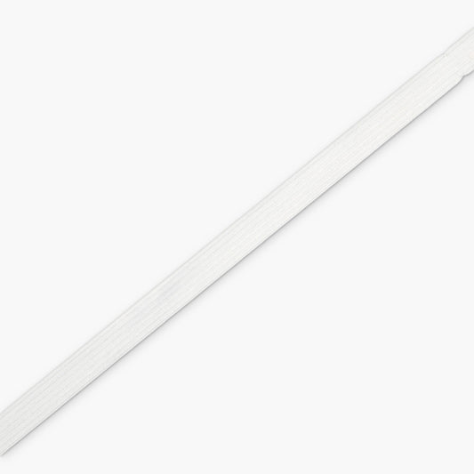 Elastic Knitted 8mm White | TBD - Ragland Fabrics