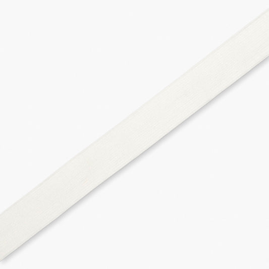CLEARANCE SALE | Elastic Knitted 28/30mm White - Medium Pull - Ragland Fabrics