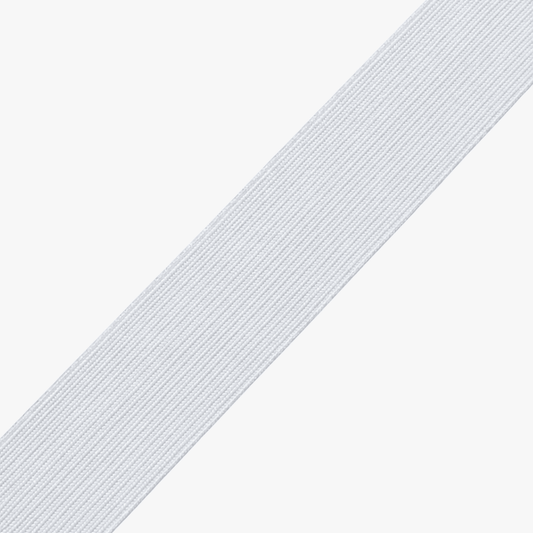 Elastic Medium Pull 30mm White - Ragland Fabrics