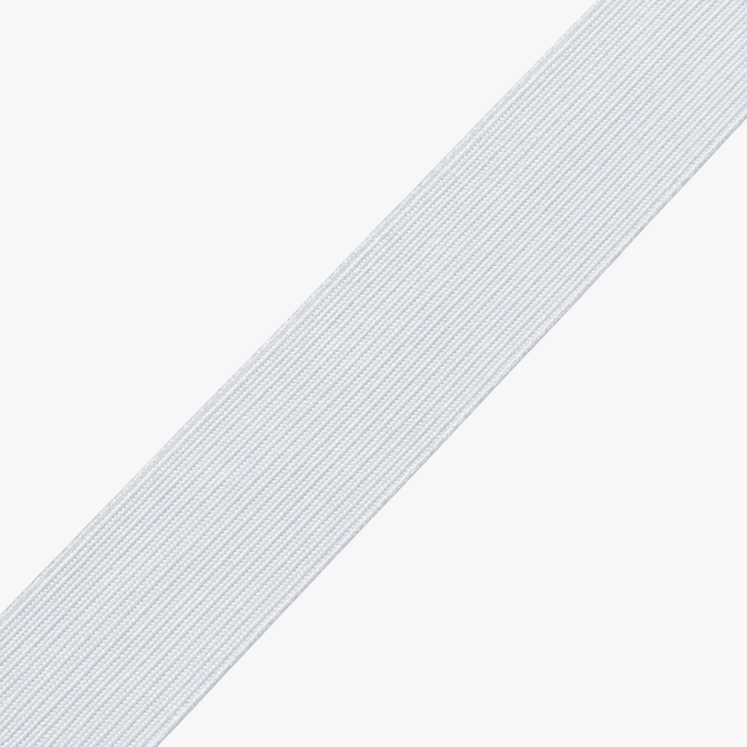 Elastic Hard Pull 30mm White - Ragland Fabrics