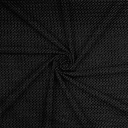 Eyelet Mesh Black Small - Ragland Fabrics