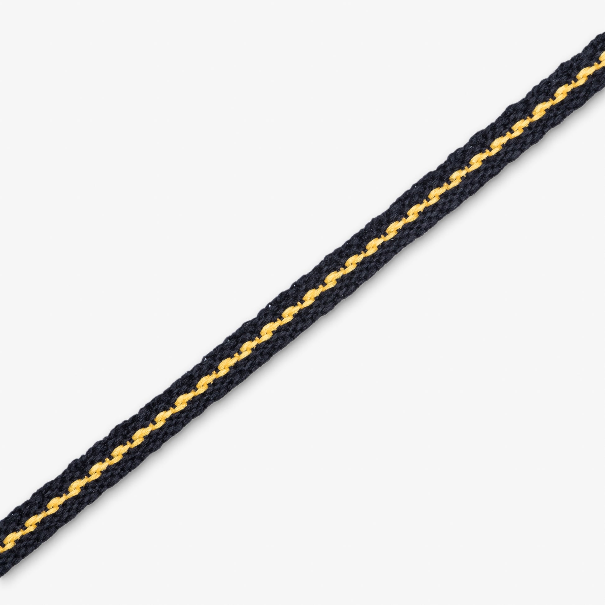 Fashion Tape 9mm Black & Yellow - Ragland Fabrics