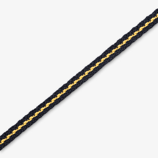 Fashion Tape 9mm Black & Yellow - Ragland Fabrics