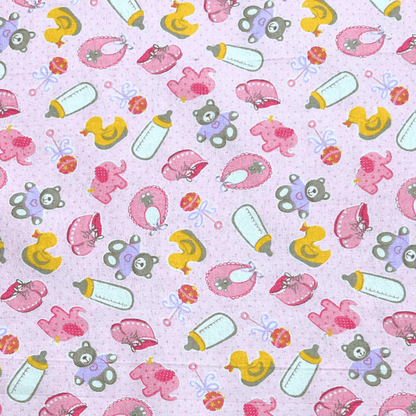 Flannel Brushed Cotton | Baby Elephant Pink - Ragland Fabrics