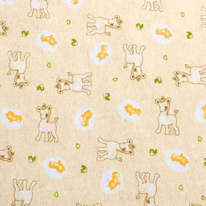 Flannel Brushed Cotton | Giraffe Yellow - Ragland Fabrics