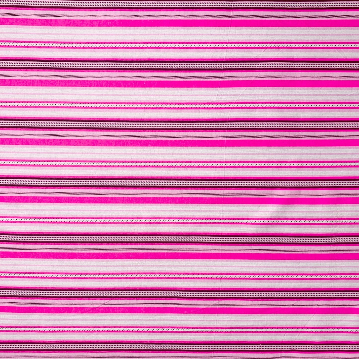Flannel Brushed Cotton | Stripe Pink 3 - Ragland Fabrics