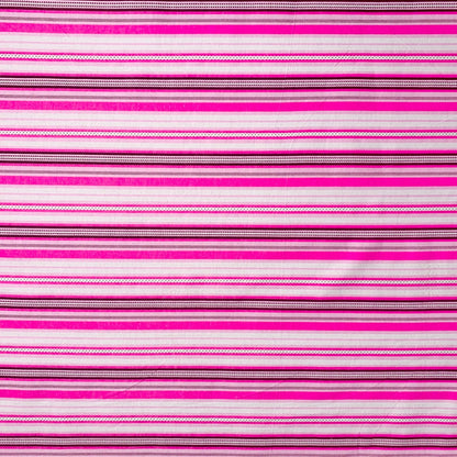 Flannel Brushed Cotton | Stripe Pink 3 - Ragland Fabrics