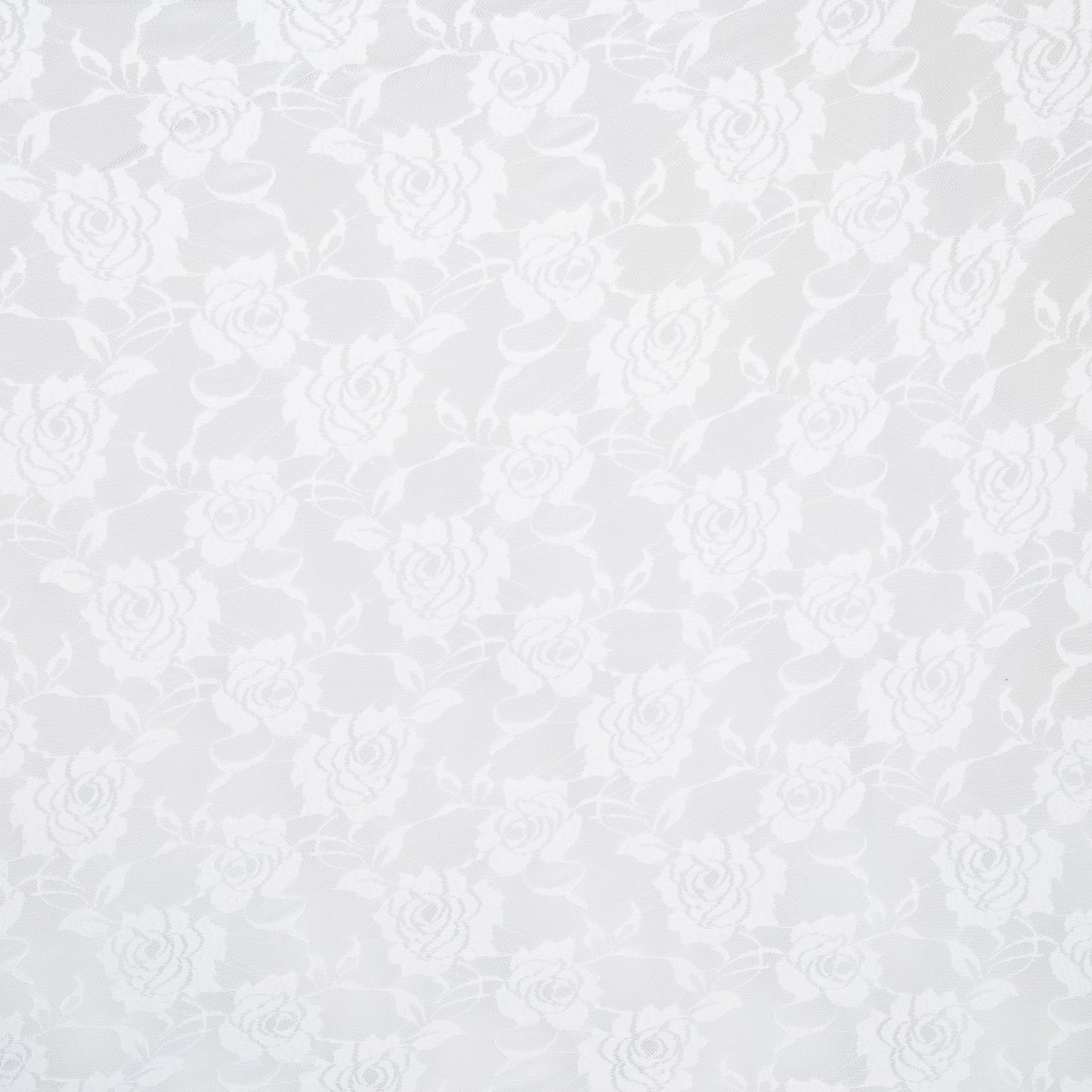 Flocked Tulle White - Ragland Fabrics