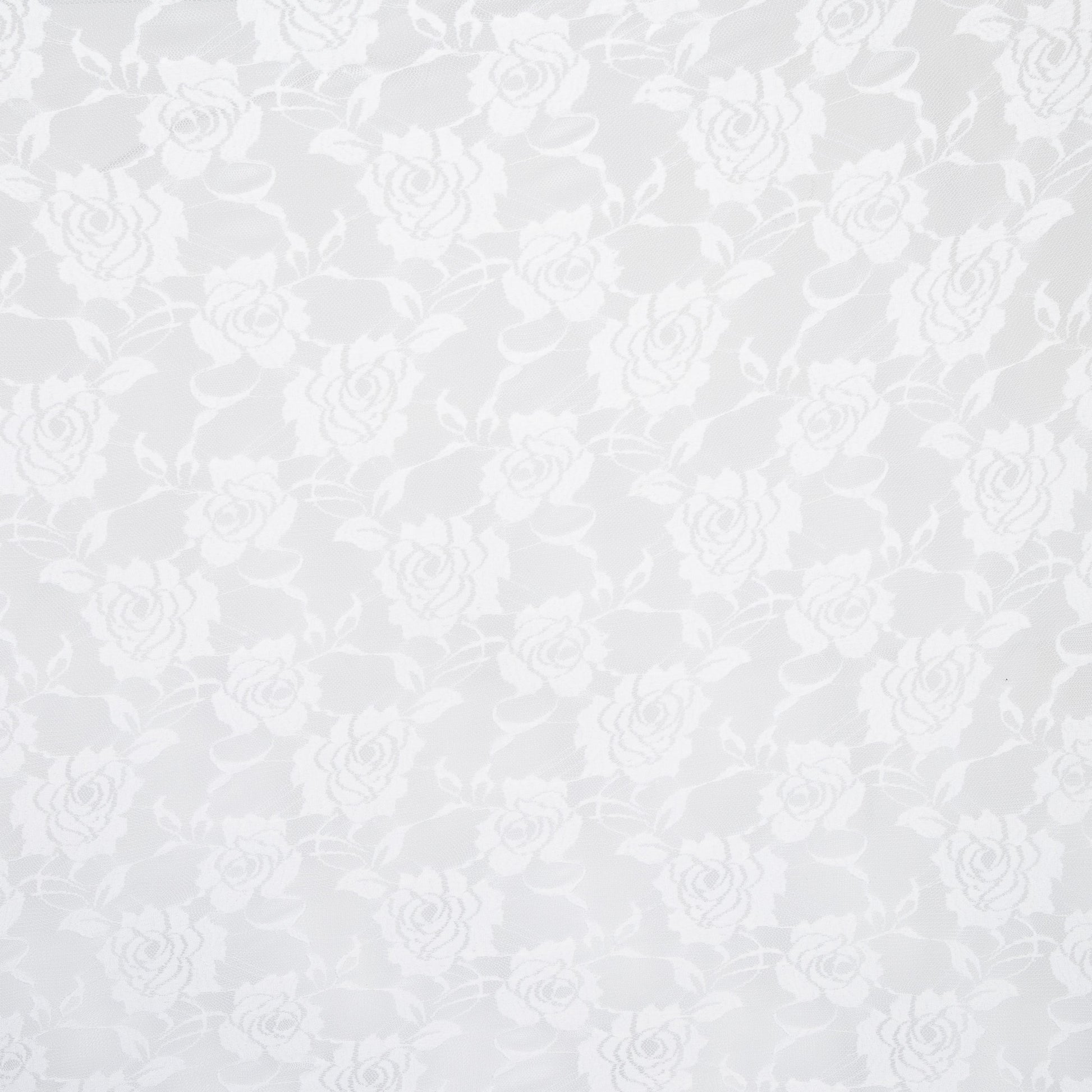 Flocked Tulle White - Ragland Fabrics