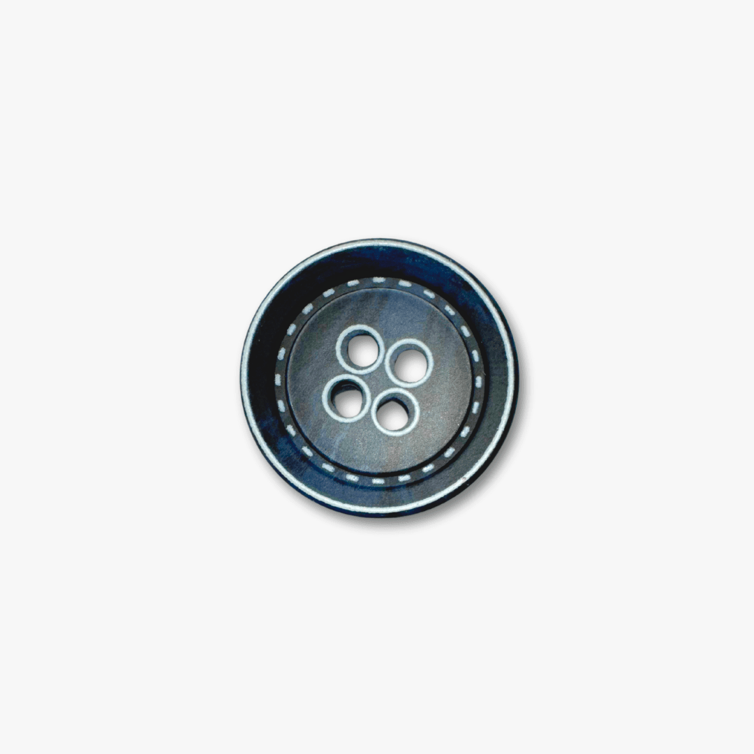 FORMAL BUTTON NAVY X - LARGE 44119|22MM - Ragland Fabrics