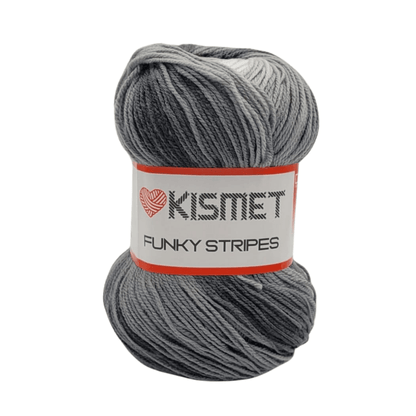 Wool Funky Stripe Dark Skies - Ragland Fabrics