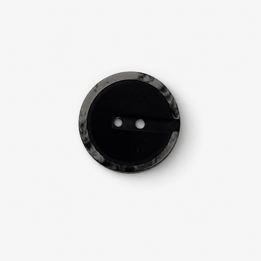 Formal Button MEDIUM Shrouded Black - Ragland Fabrics