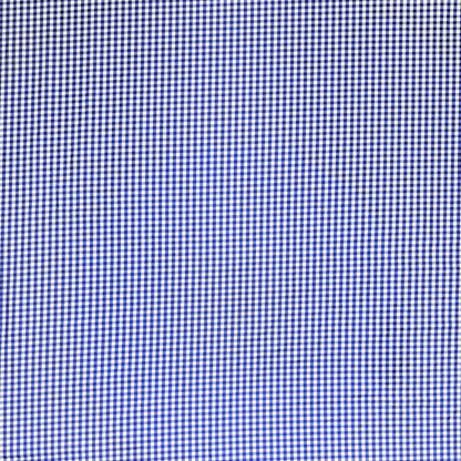 Gingham Check Royal - Ragland Fabrics