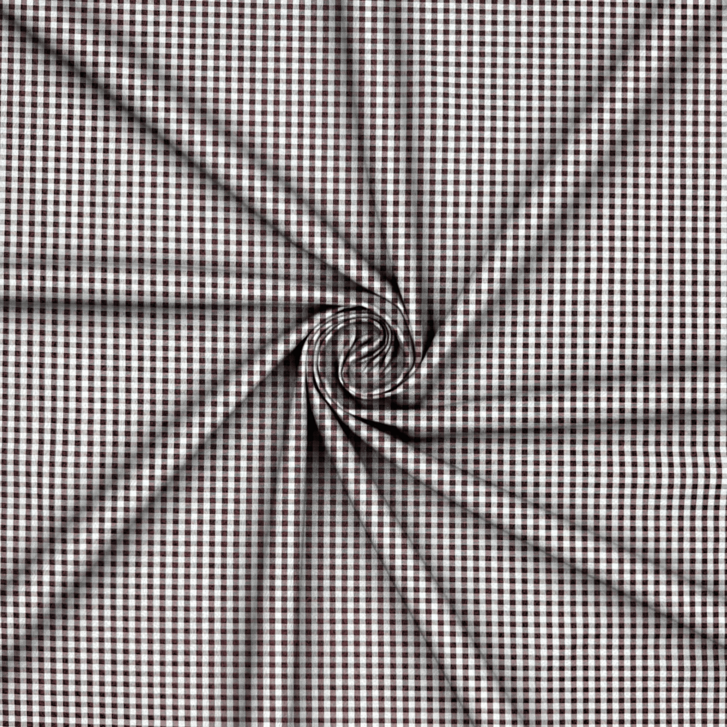 Gingham Check Chocolate - Ragland Fabrics