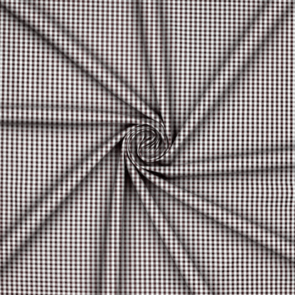 Gingham Check Chocolate - Ragland Fabrics
