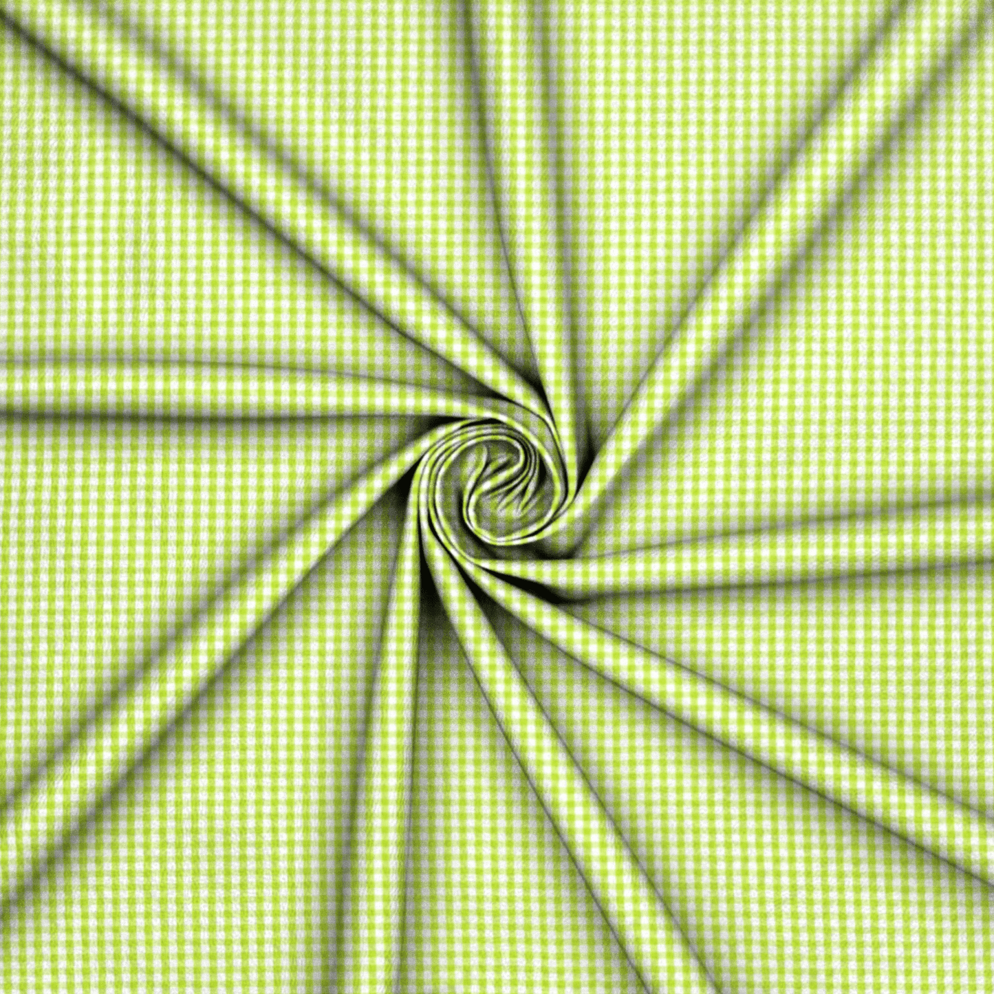 Gingham Check Lime - Ragland Fabrics