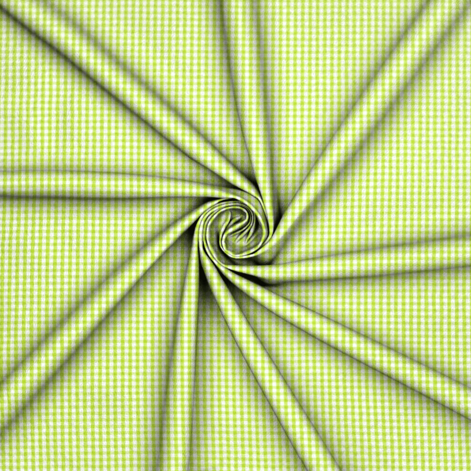 Gingham Check Lime - Ragland Fabrics
