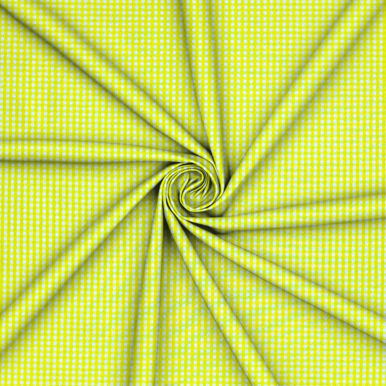 Gingham Check Yellow - Ragland Fabrics