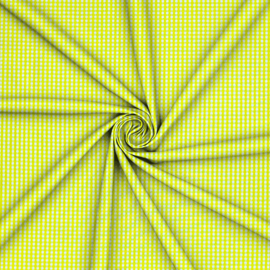 Gingham Check Yellow - Ragland Fabrics