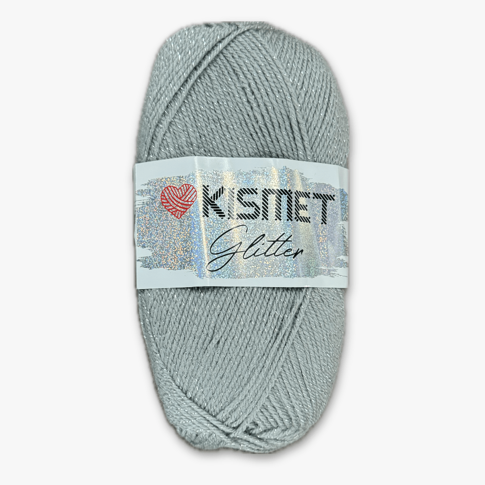Glitter Dbl Knit Grey 4 - Ragland Fabrics