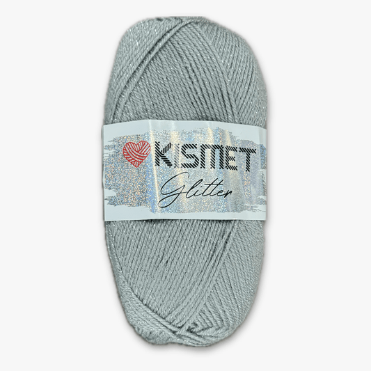 Glitter Dbl Knit Grey 4 - Ragland Fabrics