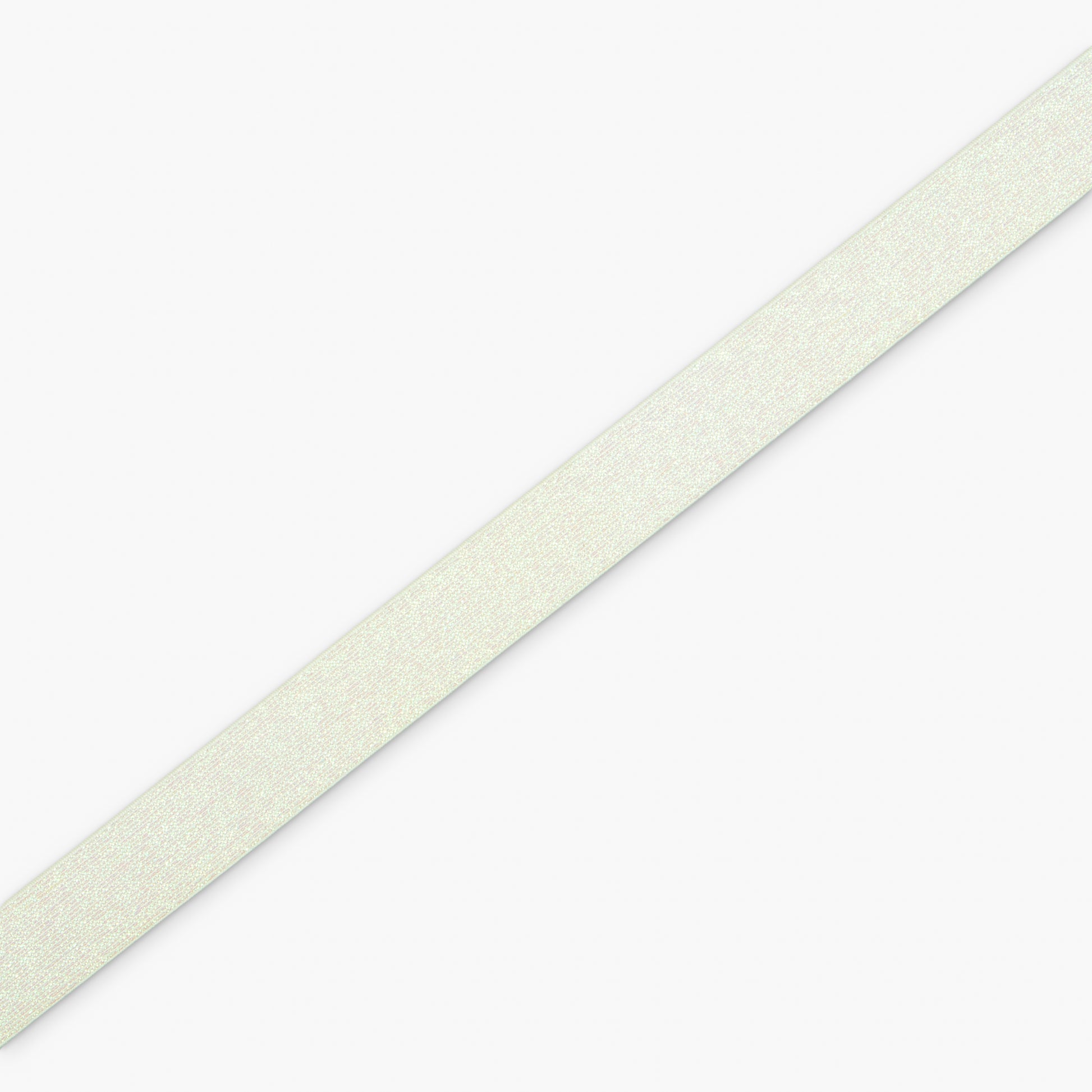 Elastic Woven Glitter White 30mm - Ragland Fabrics