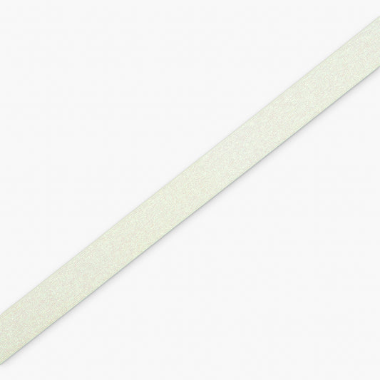 Elastic Woven Glitter White 30mm - Ragland Fabrics