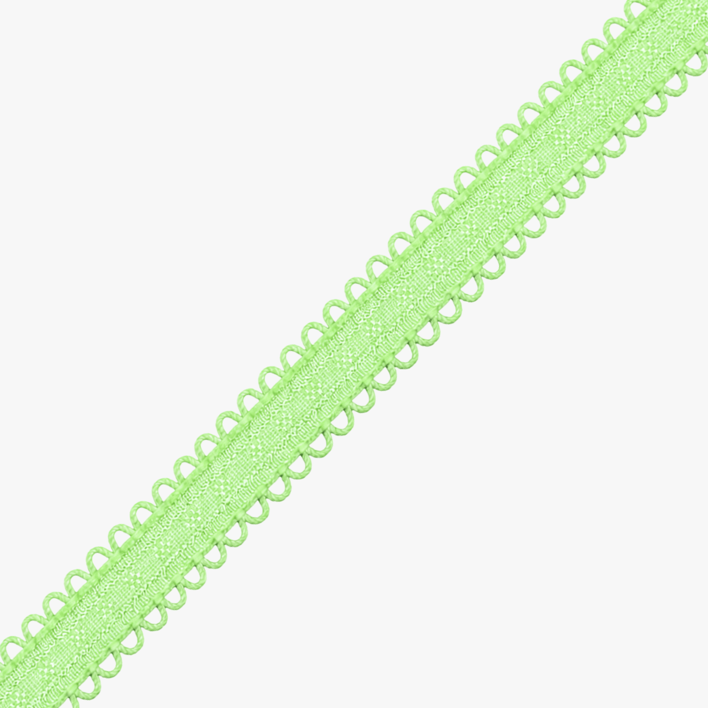 Bra Elastic 12mm Textured Loop Mint - Discontinued - Ragland Fabrics