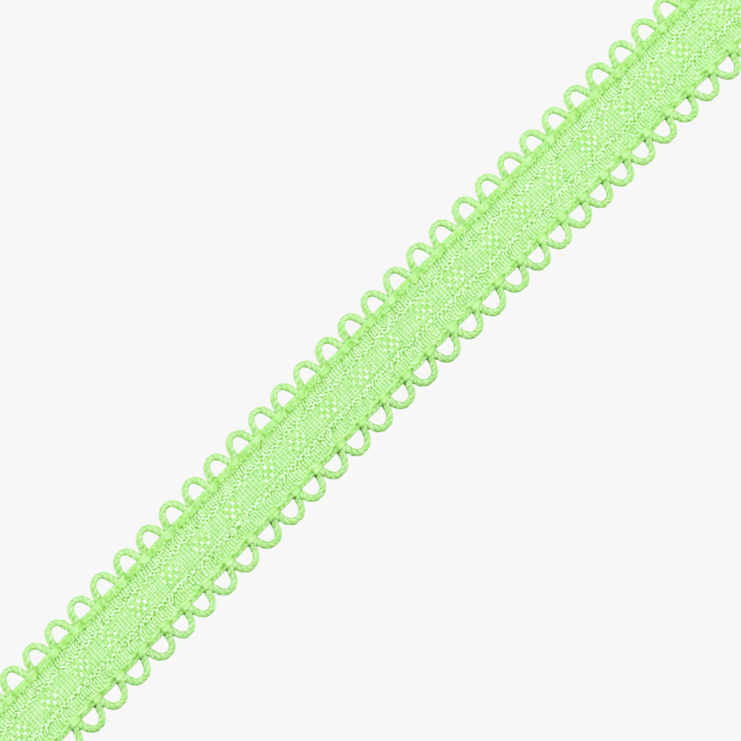 Bra Elastic 12mm Textured Loop Mint - Discontinued - Ragland Fabrics