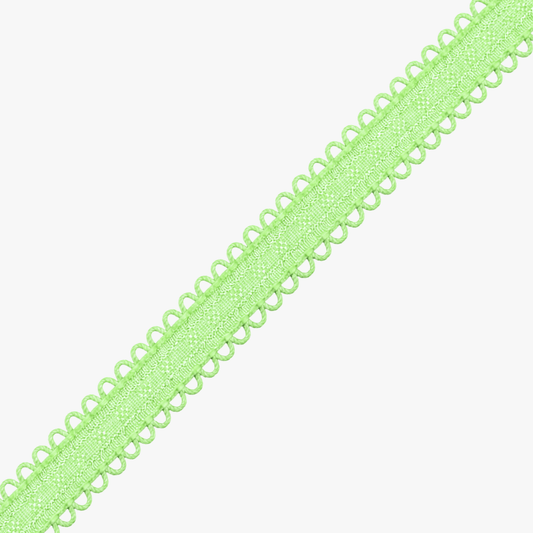 Bra Elastic 12mm Textured Loop Mint - Discontinued - Ragland Fabrics