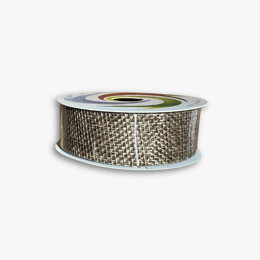 Hessian Ribbon 25mm | Dark Natural - Ragland Fabrics