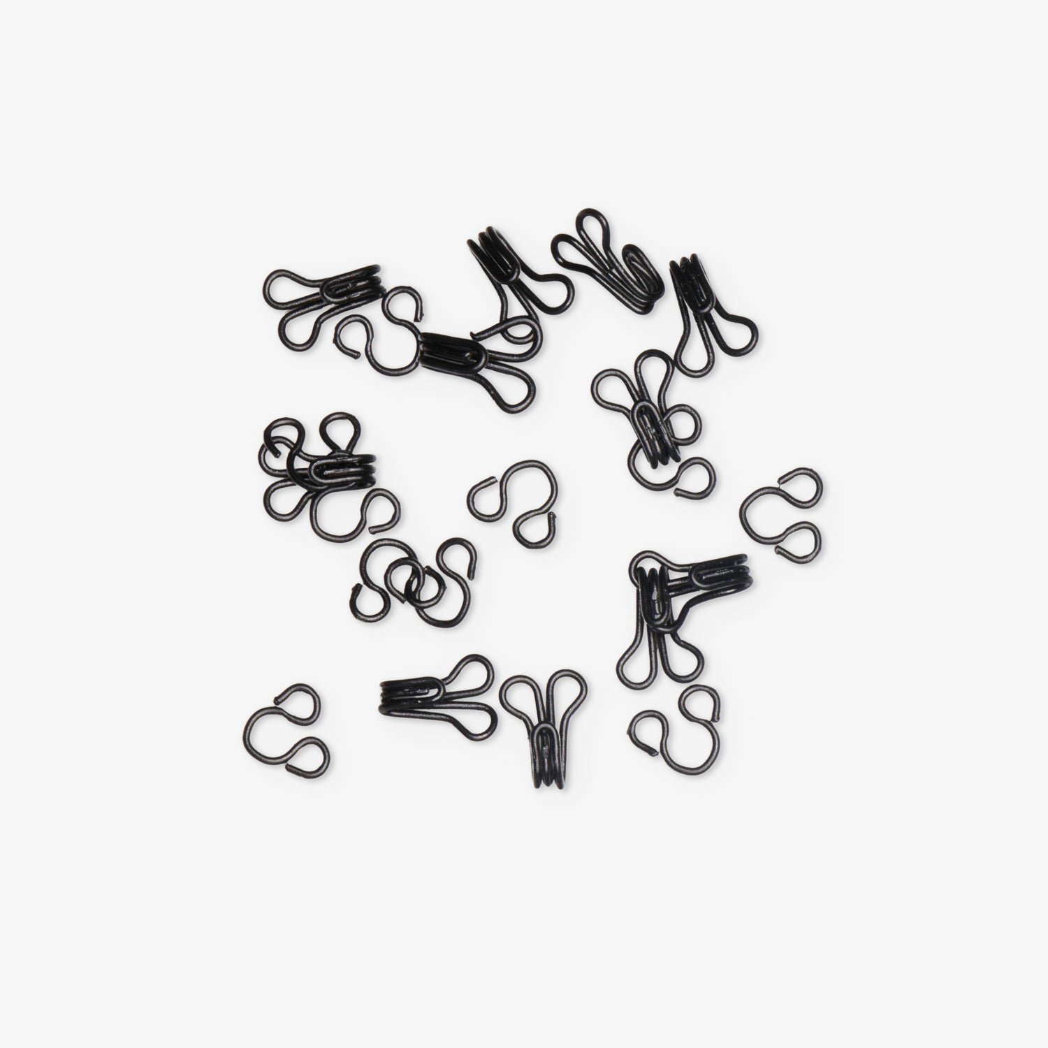Hooks & Eyes Black - Size 1 - Ragland Fabrics
