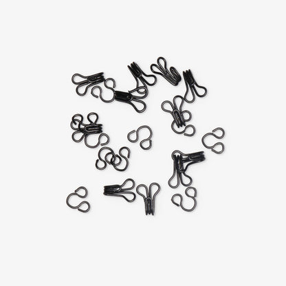 Hooks & Eyes Black - Size 1 - Ragland Fabrics