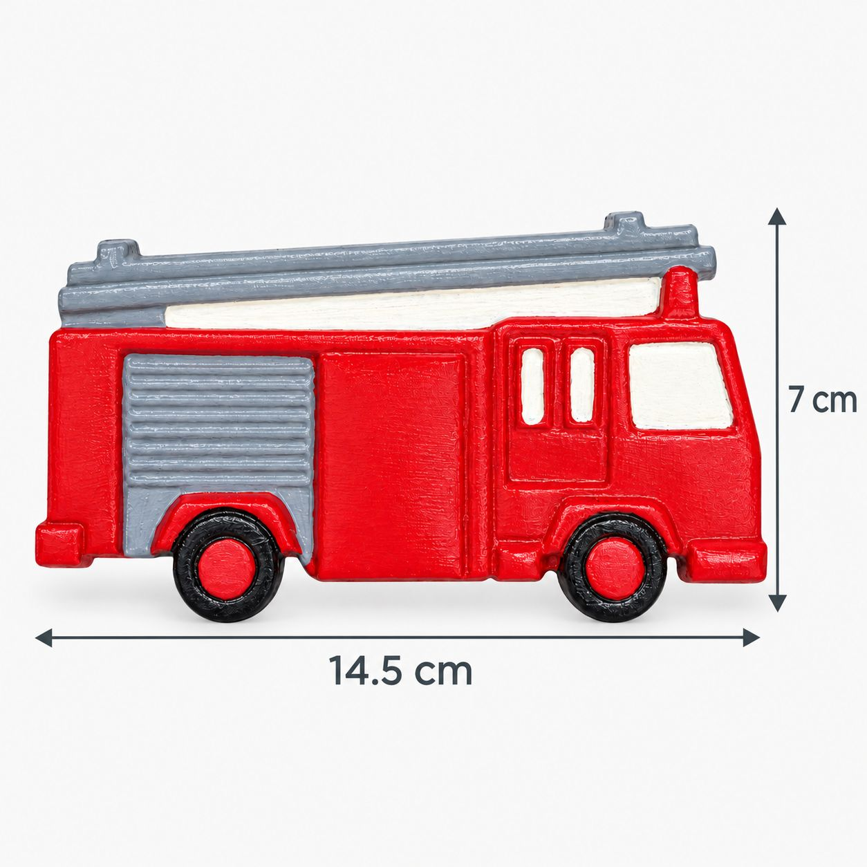 Hand-Painted Embellishments - Fire Engine