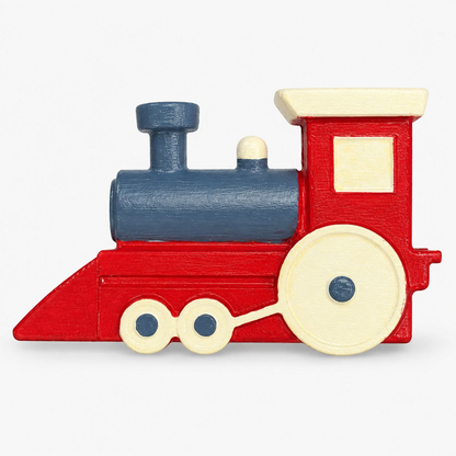 Hand-Painted Embellishments - Trains