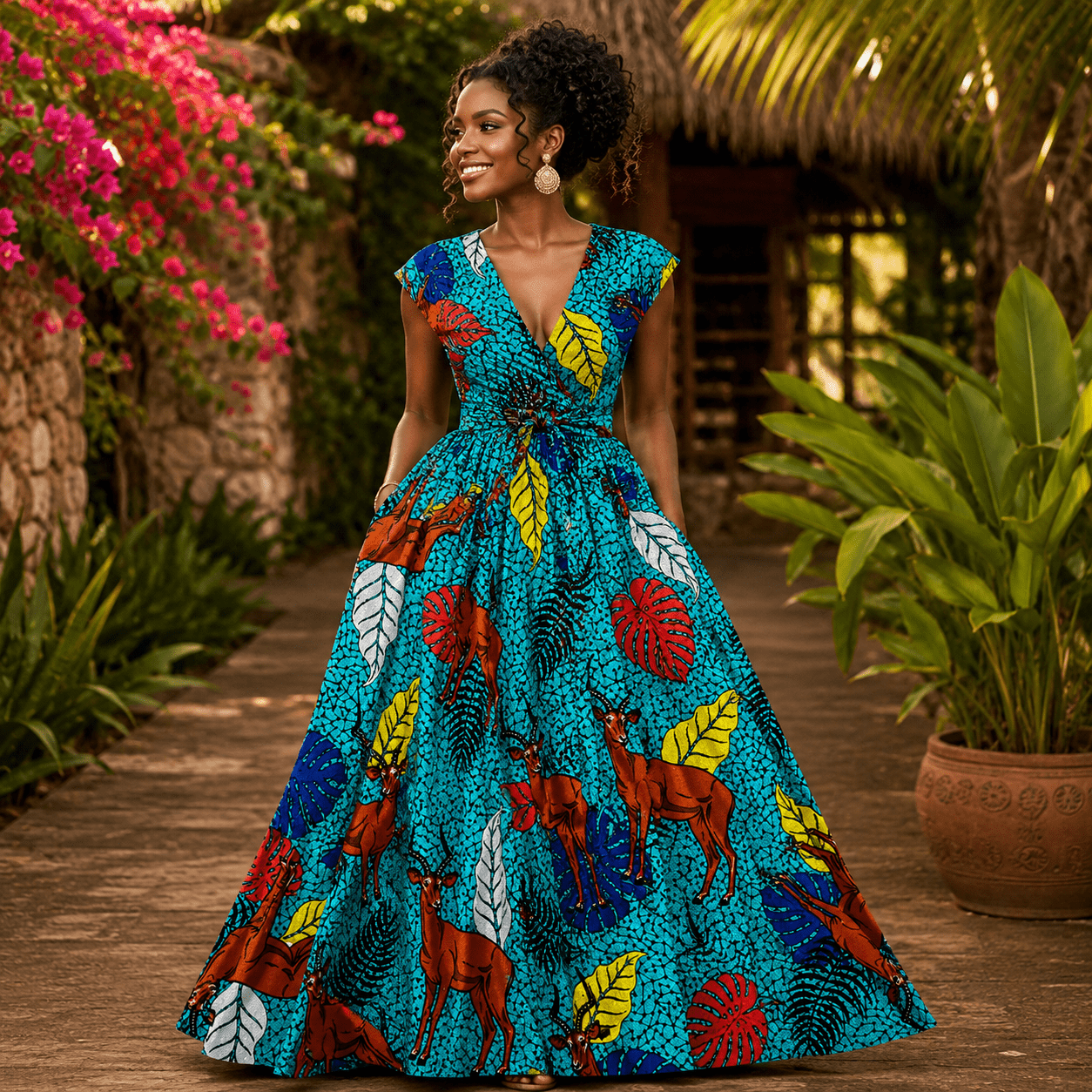 Fashionista Karaanblom - Ragland Fabrics