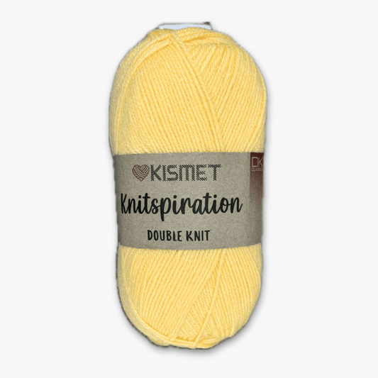 Knitspiration Dbl Knit Lemon Yellow K42 - Ragland Fabrics