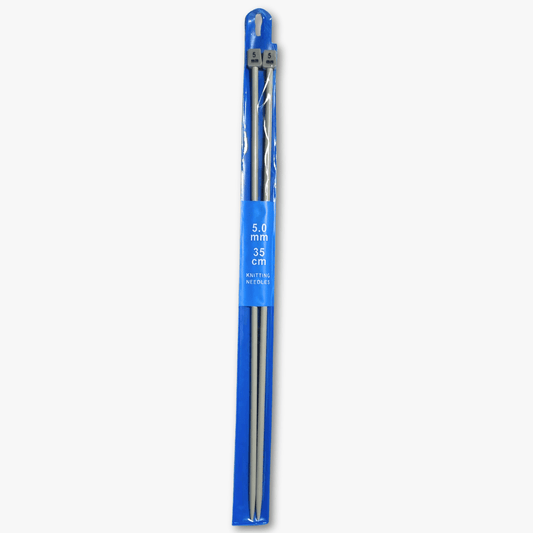 Knitting Needle Aluminium 5.00mm/35cm - Ragland Fabrics