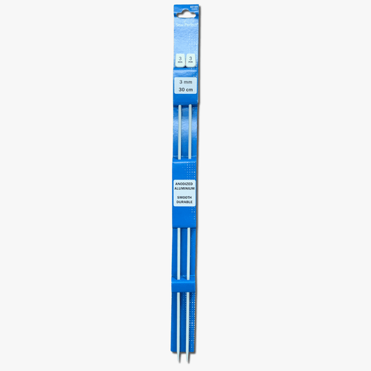 Knitting Needle Aluminium 3.00mm/30cm - Ragland Fabrics