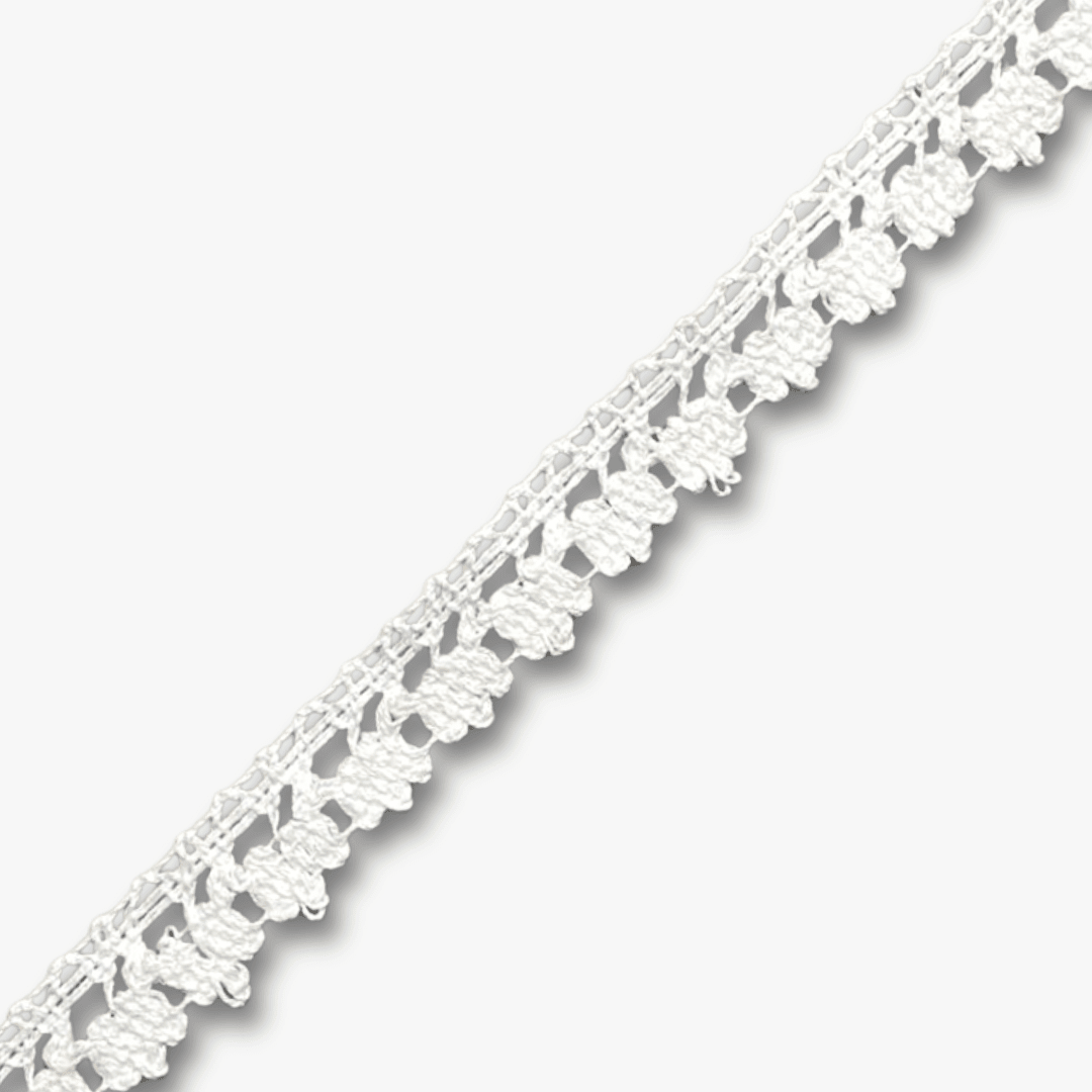 Lace Torchon White Des.6 - Ragland Fabrics