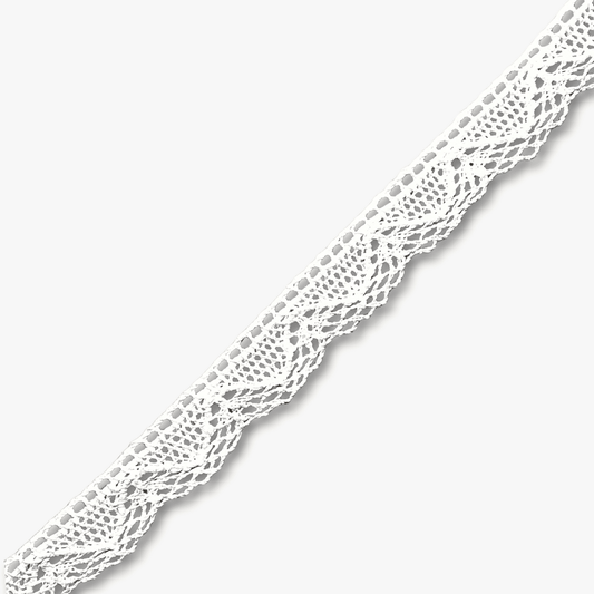 Lace Torchon White Des.8 - Ragland Fabrics