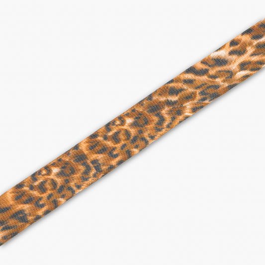 Elasticated Tape Leopard Print 25mm Per Met - Ragland Fabrics
