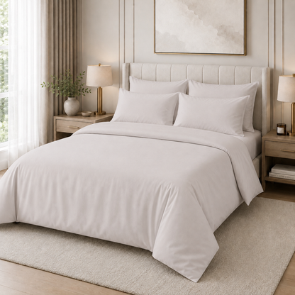 Sheeting Poly Cotton Light Grey