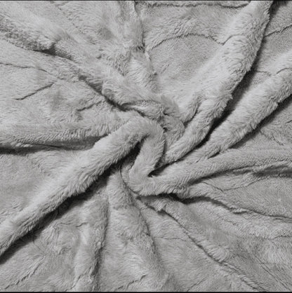Chain Link Luxury Fur - Grey - Ragland Fabrics