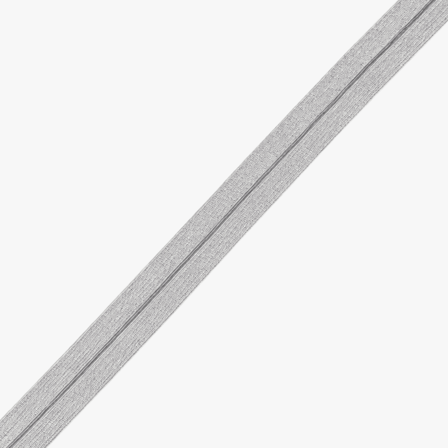 Elastic Fold Over | Lip Elastic 20mm | Light Grey Sheen - Ragland Fabrics