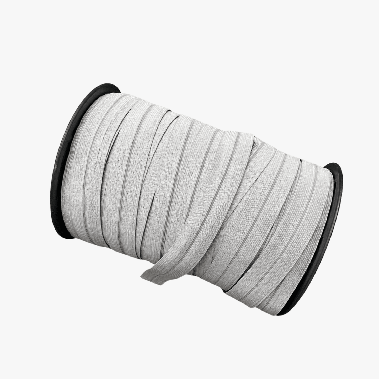Elastic Fold Over | Lip Elastic 20mm | Light Grey Sheen - Ragland Fabrics