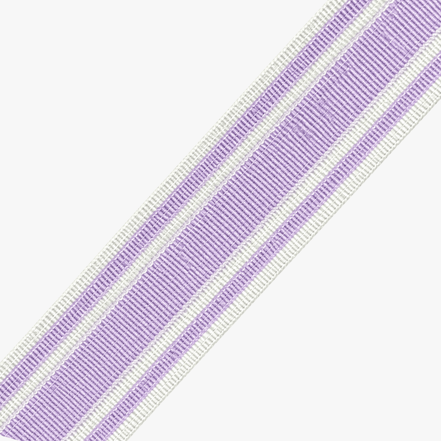 Nylon Webbing ?mm White & Lilac - Ragland Fabrics
